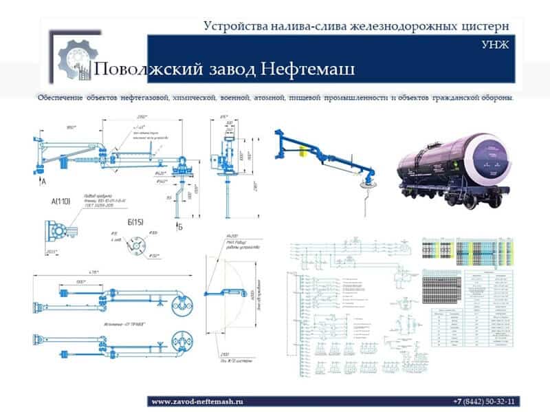 УНЖ-100-80-устройство-налива-слива-ЖД-цистерн